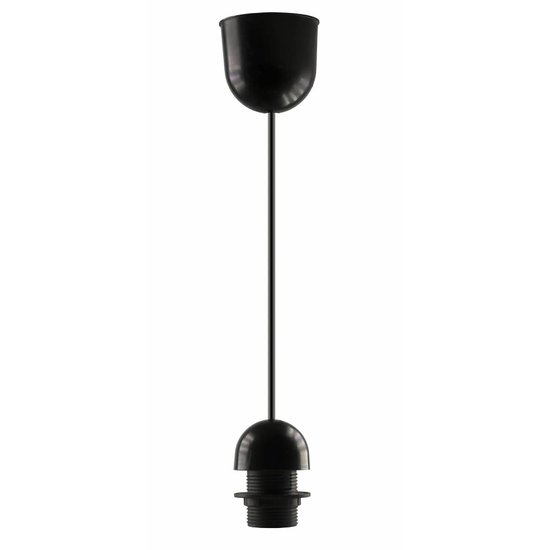 Fantasia Fantasia Nina pendant lamp white, E27 fitting for lampshade, 1 light point, 132 cm high, metal