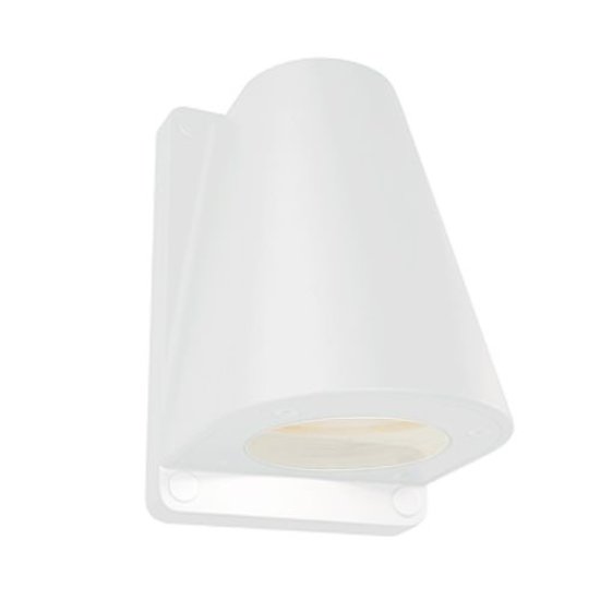 Indigo outdoor wall light, black, GU10 (bulb not included), 100x155x113mm, IP55, non-dimmable