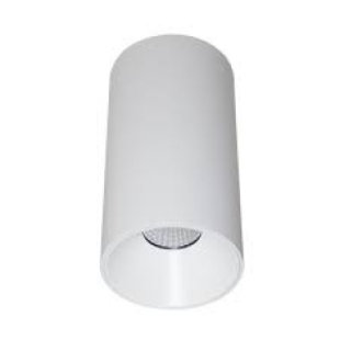 Ceiling lamp LED white black cylinder 160mm high 13W