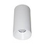 Indigo Mona LED ceiling lamp in white cast aluminum, cylinder shape, 13W, 1045 lumens, 3000K warm white, 95x160mm