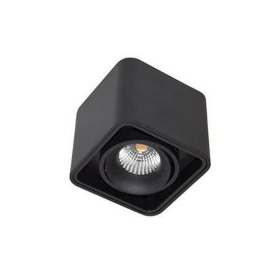 Ceiling light fixture LED orientable square 100mm W 10W