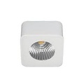 Indigo ceiling lamp LED square, white, 62x62 mm, 31 mm high, 5W, 310 lumens, 3000K warm white, non-dimmable