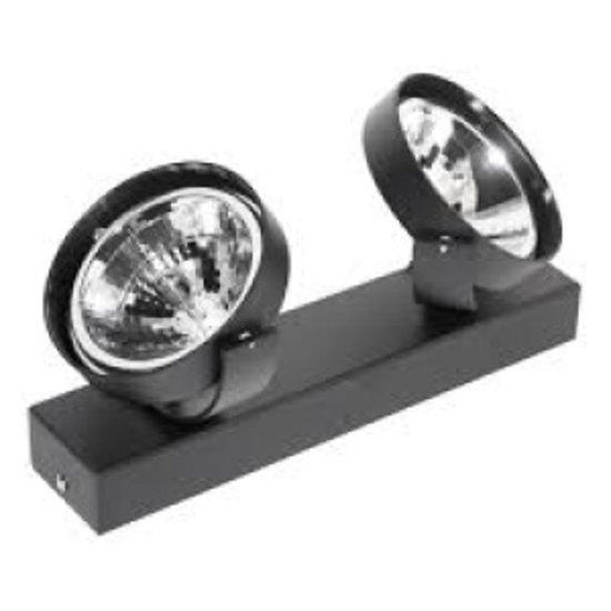 Plafón salón blanco, negro o plata 295mm W