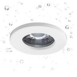 Inbouwspot badkamer IP65 rond transparant 82mm GU10