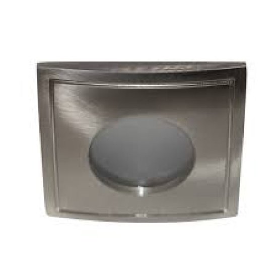 Downlight IP65 cuadrado de 82mm de ancho para foco GU10