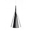 Luminaire suspendu design chrome, blanc, noir 430mm H