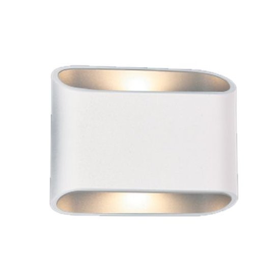 Aplique de exterior LED up down negro, blanco 180mm 2x5W