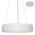 Luminaire suspendu noir ou blanc LED rond 366mm 30W