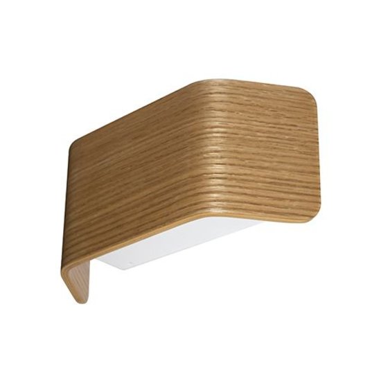 Aplique LED madera o aluminio up &amp; down 7,5W 221mm ancho