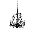 Chandelier pendant light black rusty beige white grey E14x3