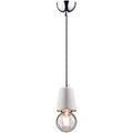 Fitting pendant light concrete, chrome, copper E27