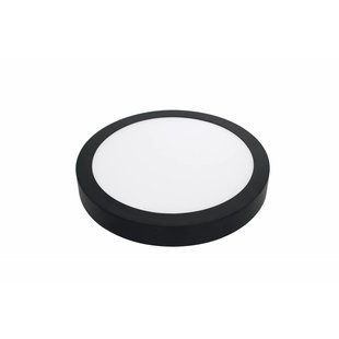 Dimbare plafondlamp rond CCT, 24W zwart of wit