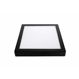 LED plafondlamp dimbaar vierkant CCT  24W zwart-wit