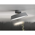 Plafonnier cuisine LED blanc ou gris 12W inclinable 300mm