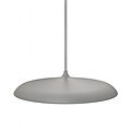 Luminaire suspendu LED rond gris mat, gris argent, noir, blanc ou cuivre 14W 250mm Ø
