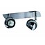 2 light spotlight bar chrome GU10 retro design