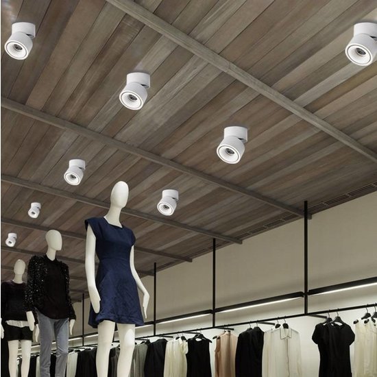 Ceiling light LED white orientable 9W 103mm high