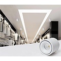 Foco orientable LED 15 o 20W blanco o negro