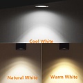 Foco orientable LED 15 o 20W blanco o negro
