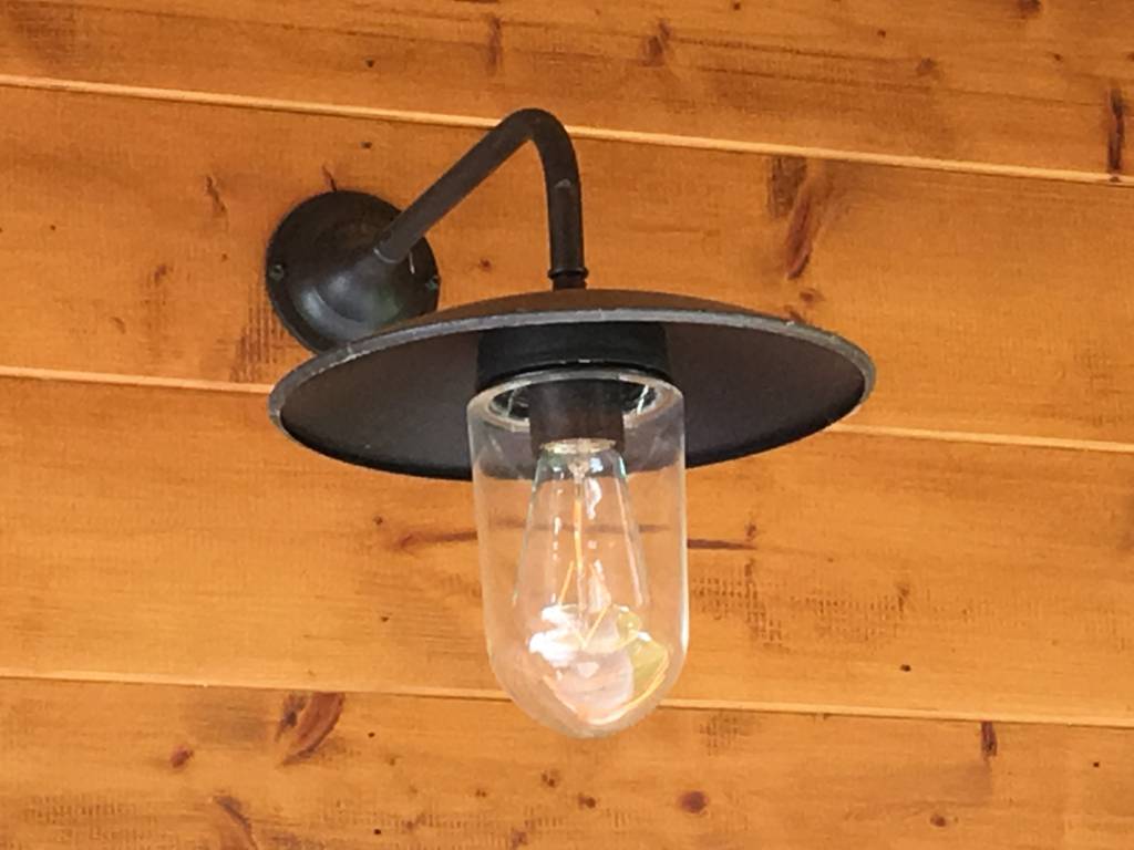 Wandlamp buiten brons-chroom-nikkel E27 60cm | My LED