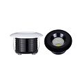 Einbaustrahler mit 50 mm Durchmesser, LED 5 W, weiß oder schwarz