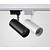 Iluminación de carril LED 35W diseño en blanco o negro