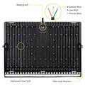 LED-Bauleuchte 200 Watt schwarz oder grau