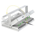 LED bouwlamp 200 watt zwart of grijs