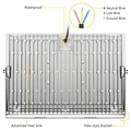 LED bouwlamp 200 watt zwart of grijs