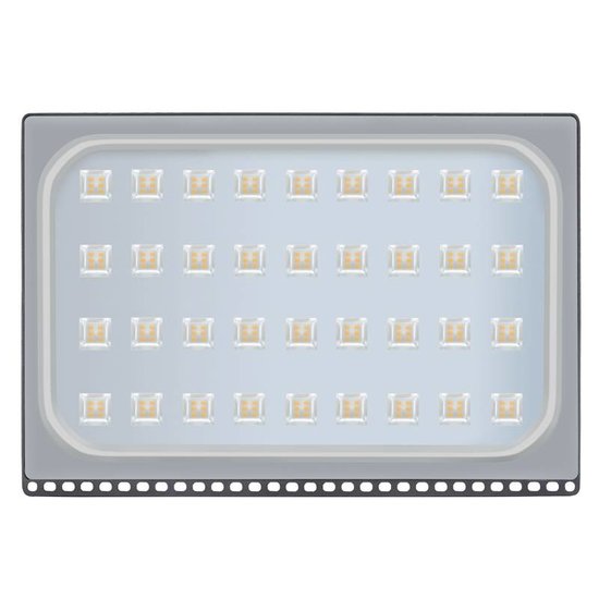 LED-Bauleuchte 200 Watt schwarz oder grau