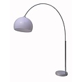 Staande lamp met boog wit 1800-2080mm hoog