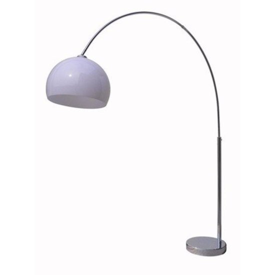 Lámpara de pie con arco blanco 1800-2080mm de altura