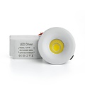 Mini LED spot 32mm saw size/50mm Ø white, gold and black