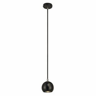 Hanglamp klein bal wit, koper of zwart 89mm Ø