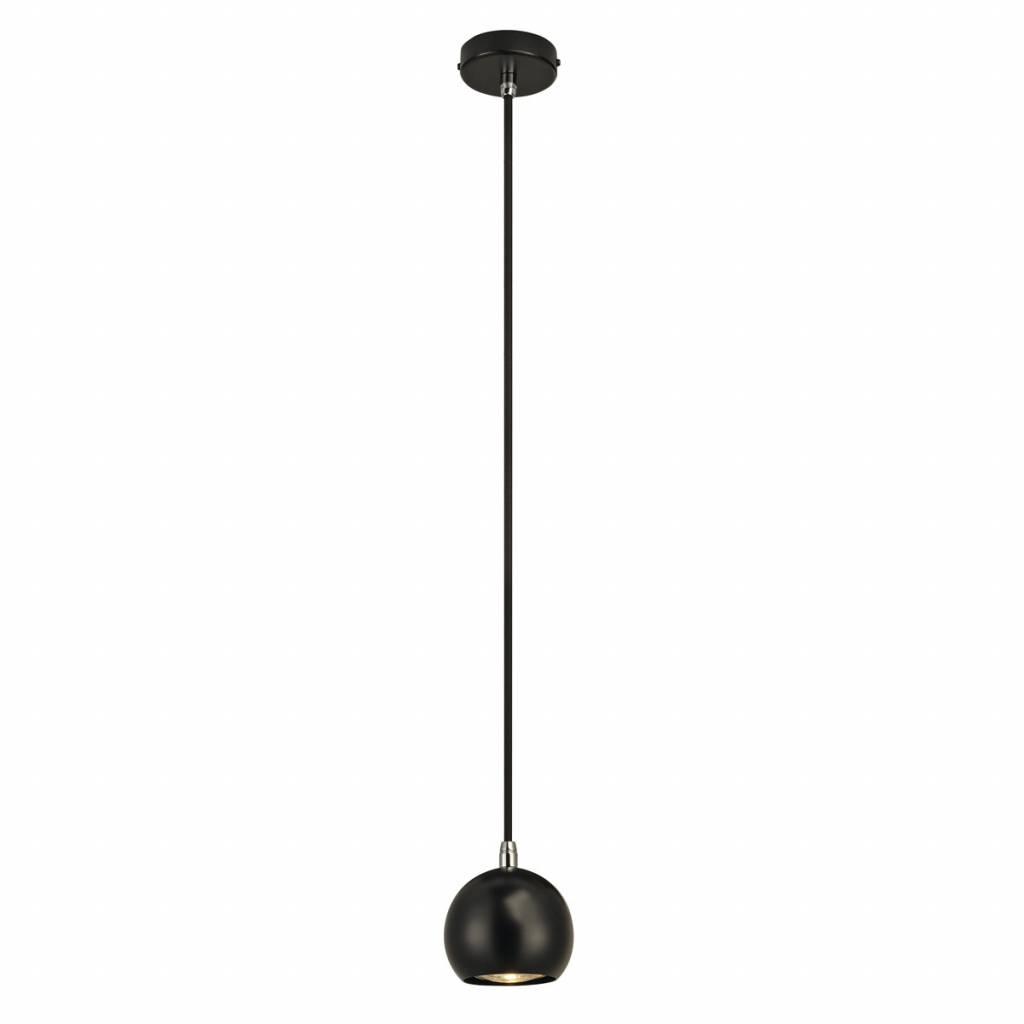 Hanglamp klein bal wit, koper, messing of 89mm Ø | My Planet LED