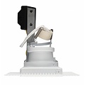 Spot encastré carré sans bordure GU10 blanc/noir