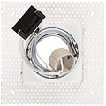 Trimless recessed spot square GU10 white/black