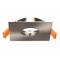 Spot vierkant GU10 inbouw wit, grijs