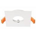Spot vierkant GU10 inbouw wit, grijs