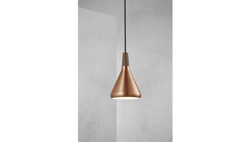 Copper pendant lights