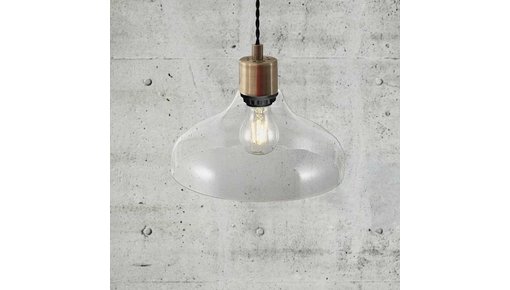 Pendant lamps transparent