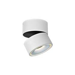 Plafón LED blanco orientable 9W 103mm alto