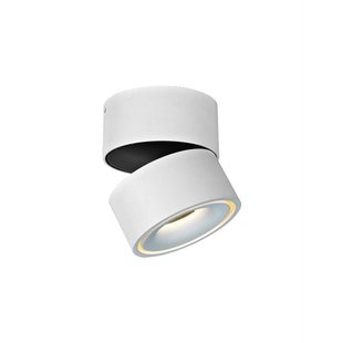 Plafonnier LED blanc orientable 9W 103mm haut