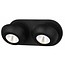 Doppelstrahler LED 2x7W Design schwarz oder weiß
