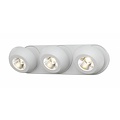 Foco de iluminación LED 3x7W diseño blanco o negro