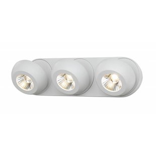 Foco de iluminación LED 3x7W diseño blanco o negro