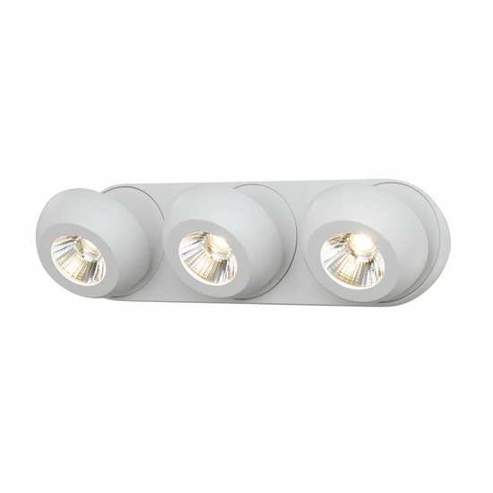 Fantasia OLEO ceiling spot LED 3x7W dimmable 3000K black, 3x780 lumens, 390x110x90mm, IP20