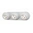 Fantasia Oleo plafonnier LED 3x7W dimmable noir, 3000K blanc chaud, 3x780 lumens, 390x110x90mm, aluminium, IP20