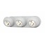 Spot lumineux LED 3x7W design blanc ou noir