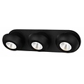 Fantasia OLEO Deckenstrahler LED 3x7W dimmbar 3000K schwarz, 3x780 Lumen, 390x110x90mm, IP20